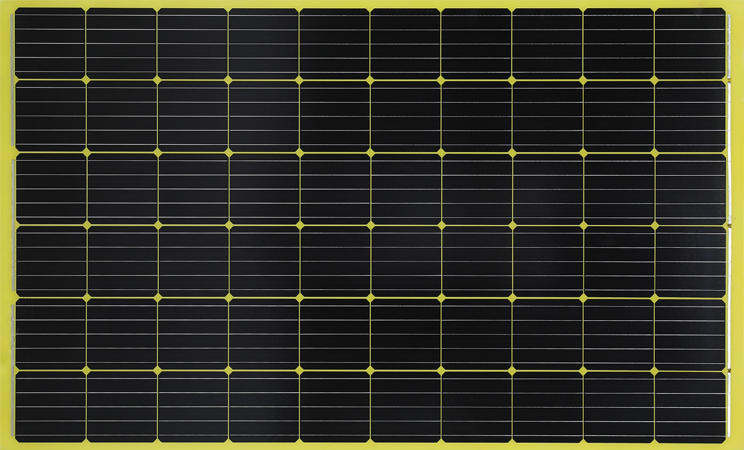 Double Glass Yellow Color Bipv Pv Solar Panel